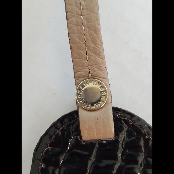 NWT Brahmin Luggage Tag in *Dune* - Picture 4 of 5